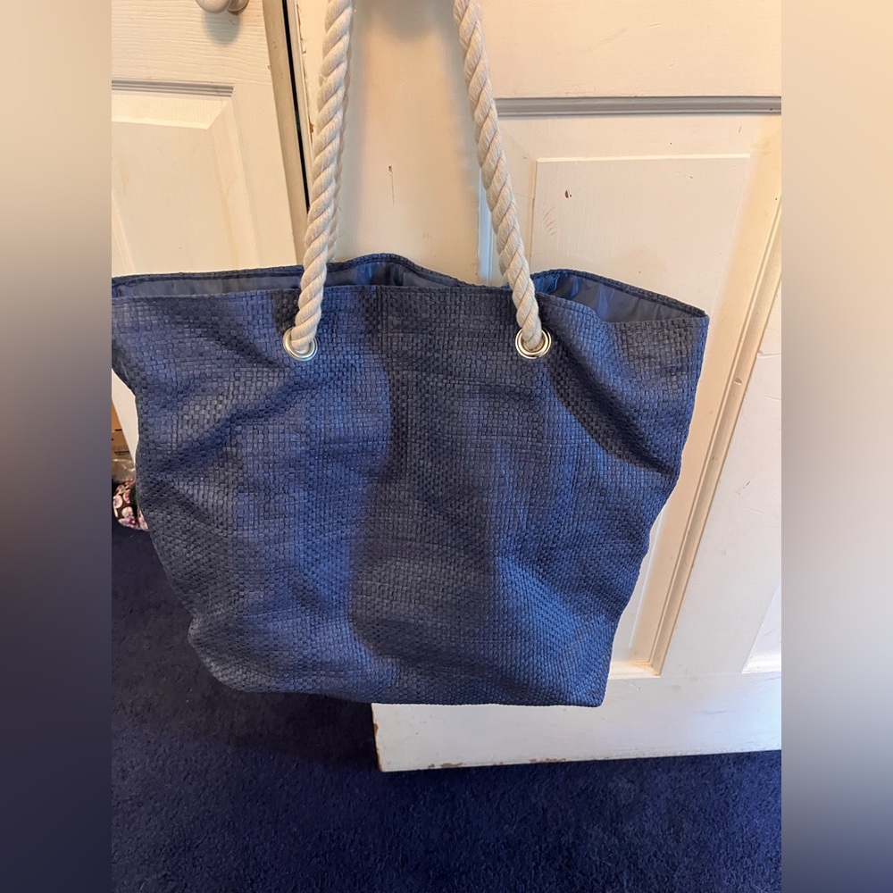 Navy Starfish Tote Bag - Picture 2 of 5